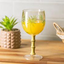 Conjunto Com 6 Taças De Acrílico Palm Tree 495ml Verde Wolff
