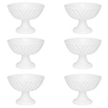 Conjunto com 6 Taças de Sobremesa Soleil White Conjunto com 6 Taças de Sobremesa Soleil White