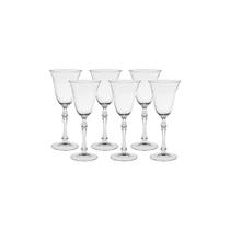 Conjunto com 6 Taças para Vinho Branco Parus em Cristal 185ml - Bohemia