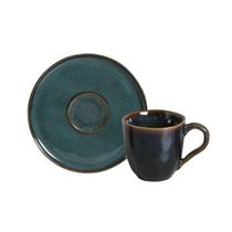 Conjunto com 6 Xícaras de Café com Pires Bio Oceano 120ml Conjunto com 6 Xícaras de Café com Pires Bio Oceano 120ml