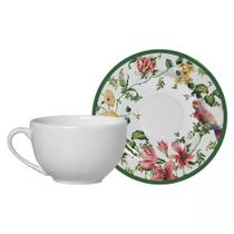 Conjunto com 6 Xícaras de Chá com Pires Harmony 250ml