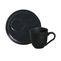 Conjunto com 6 Xícaras De Chá Orgânico 170ml com 6 Pires Descentralizado Eclipse