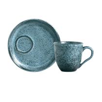 Conjunto com 6 Xícaras De Chá Orgânico 170ml com 6 Pires Descentralizado Night Sky