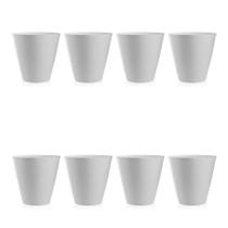 Conjunto com 8 Bancos Fluor Branco Conjunto com 8 Bancos Fluor Branco