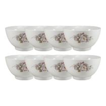 Conjunto Com 8 Bowl Eterna Porcelana Schmidt 500ml