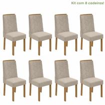 Conjunto com 8 Cadeiras para Sala de Jantar Astrid