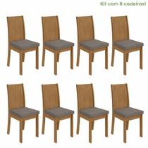 Conjunto com 8 Cadeiras para Sala de Jantar Athenas