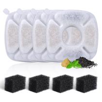 Conjunto com 8 Filtros e Esponjas de Reposição para Fonte de Água para Pets