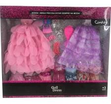 Conjunto Com 9 Vestidos Para Boneca Doll Dress - Candide