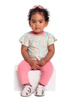 Conjunto com Blusa e Calça Legging para Bebê Menina Bee Loop