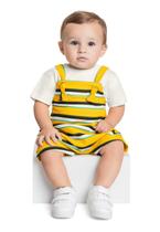 Conjunto com Blusa e Jardineira para Bebê Menino Bee Loop