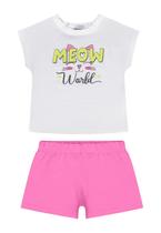 Conjunto com Blusa e Short para Menina Guloseima Conjunto com Blusa e Short para Menina Guloseima