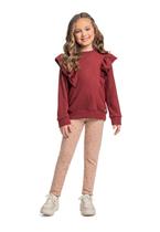 Conjunto com Blusão e Legging para Menina Quimby