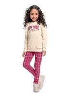 Conjunto com Blusão e Legging para Menina Quimby