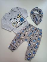 Conjunto com Body calça e bandana masculino