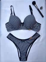 Conjunto com bojo estampado