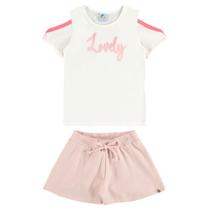 Conjunto Com Bordado Alenice Menina Conjunto Com Bordado Alenice Menina