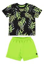 Conjunto com Camiseta e Bermuda para Bebê Menino Bee Loop