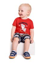 Conjunto com Camiseta e Bermuda para Bebê Menino Bee Loop