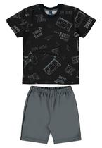 Conjunto com Camiseta e Bermuda para Menino Bee Loop