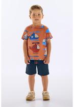 Conjunto com Camiseta e Bermuda Up Baby