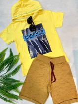 Conjunto com capuz ralakids Conjunto com capuz ralakids