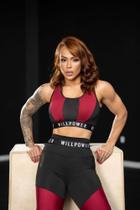 Conjunto com detalhe no elástico