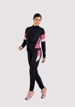 Conjunto com Jaqueta Gola Alta e Calça Graphene G1001