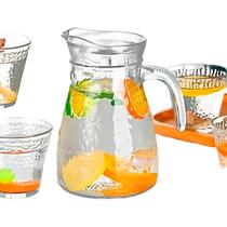 Conjunto Com Jarra 1.050ml E 4 Copos 245ml