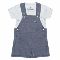 Conjunto com Macacão Marinho para Bebê Tholokko