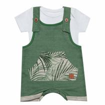 Conjunto com Macacão Verde para Bebê Menino Tholokko