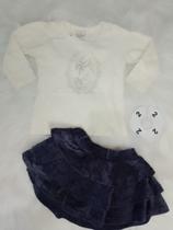 Conjunto com saia 2 peças