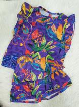 Conjunto com short saia babado Conjunto com short saia babado