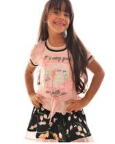Conjunto com short saia Conjunto com short saia