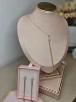 Conjunto Com Zirconias e Franjas