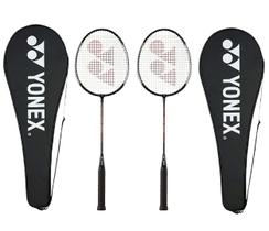 Conjunto combinado de 2 raquetes de badminton YONEX GR 303 com capa completa Conjunto combinado de 2 raquetes de badminton YONEX GR 303 com capa completa