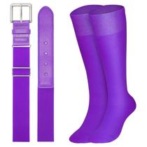 Conjunto combinado de cinto de beisebol e meias XZQTIVE para jovens/adultos