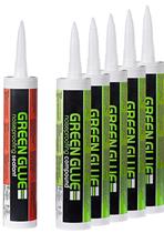 Conjunto combinado de isolamento acústico Green Glue Compound 145 mL x5 e selante Conjunto combinado de isolamento acústico Green Glue Compound 145 mL x5 e selante