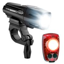 Conjunto combinado de luzes de bicicleta Cygolite Metro Plus 800 e Hotshot Pro 150