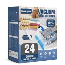 Conjunto combinado de sacos de armazenamento a vácuo BoxLegend com bomba manual