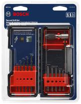 Conjunto combinado de torneiras e furadeiras Bosch BDT11S 11 peças