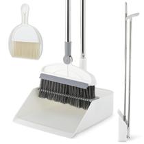Conjunto combinado de vassoura com pá de lixo SUTINE 2 em 1 para limpeza doméstica Conjunto combinado de vassoura com pá de lixo SUTINE 2 em 1 para limpeza doméstica