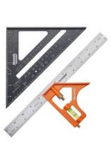 Conjunto combinado de vigas e quadrados de 12 polegadas Ruler Mecurate