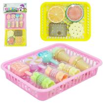 Conjunto Comidinha de Plástico c/ Acessórios Sortidos JR Toys Conjunto Comidinha de Plástico c/ Acessórios Sortidos JR Toys