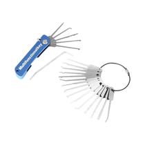 Conjunto Compacto De 21 Peças Para Abertura De Fechaduras Resistente À Ferrugem, Kit Versátil De