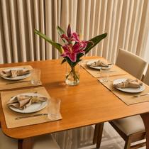 Conjunto Completo 28 Pç Mesa Posta Portina - Café com Linho Porcelana Conjunto Completo 28 Pç Mesa Posta Portina - Café com Linho Porcelana