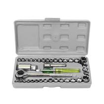 Conjunto Completo Chave Catraca E Soquetes 40 Peças Conjunto Completo Chave Catraca E Soquetes 40 Peças