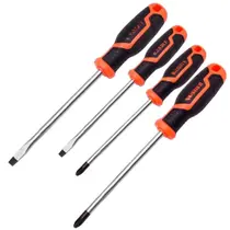 Conjunto Completo Com 4 Chaves De Fenda Para Reparos Em Casa Bom Para Se Ter Em Casa