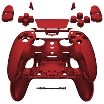 Conjunto completo Controller Shell ExtremeRate para PS5 Edge Scarlet Red