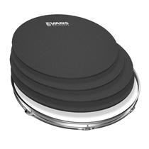 Conjunto completo de almofadas Drum Mute Pads Evans Soundoff, pacote com 4 unidades Fusion